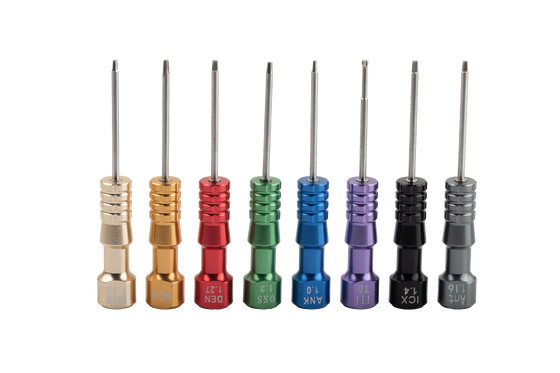 अच्छी कीमत संक्षारण प्रतिरोधी टाइटेनियम मिश्र धातु और चिकनी टोक़ के साथ पेशेवर दंत स्क्रूड्राइवर ऑनलाइन