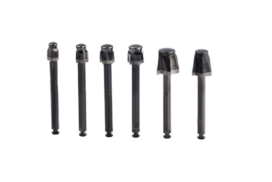 Harga yang bagus Medical White Steel Dental Drill Tahan Korosi Untuk Prosedur Restorasi Implan on line